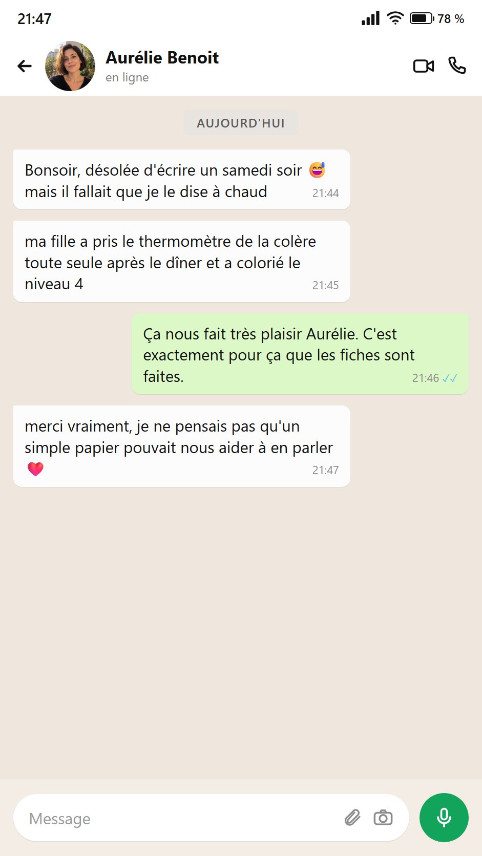 Une maman raconte que sa fille a pris le thermomètre de la colère toute seule